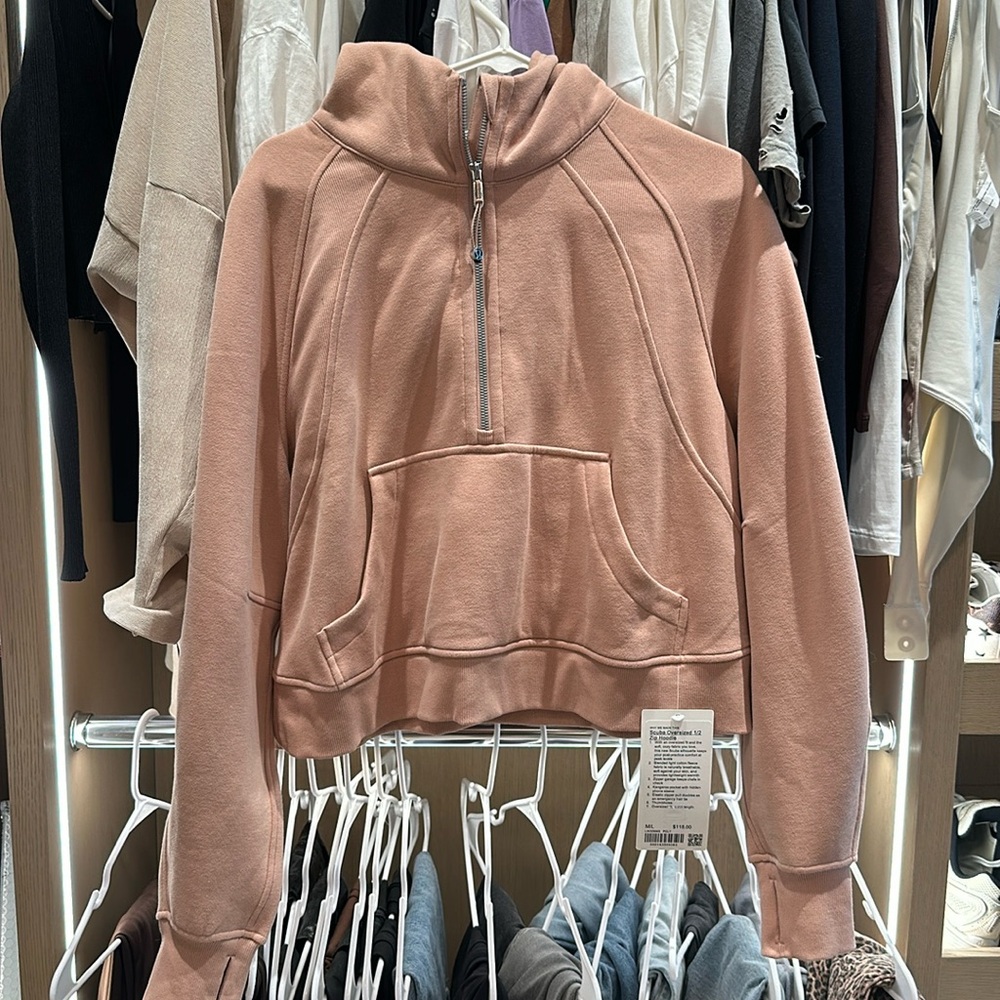 Lululemon scuba zip hoodie. Size M/L. NWT